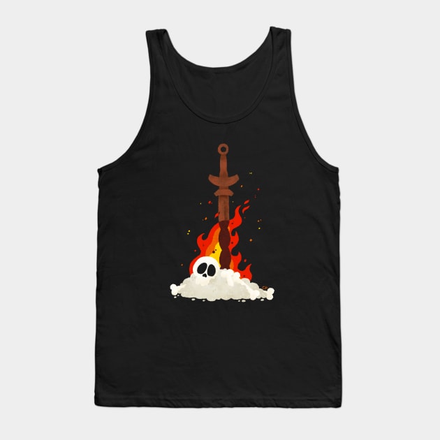 Bonfire Lit Tank Top by haveacraigday